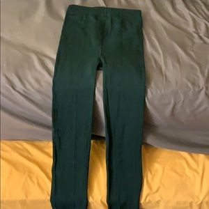 Green leggings